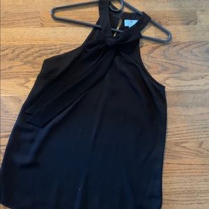 CeCe Black Top, Size Small